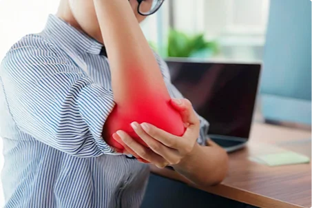 肘の痛みイメージ