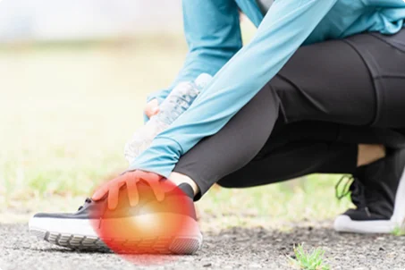 足の痛みイメージ